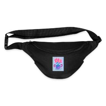 Flower pot - Fanny Pack  - black - Front