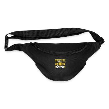 Wrestling Coach Hobby Wrestler Wrestle - Fanny Pack  - black - Front