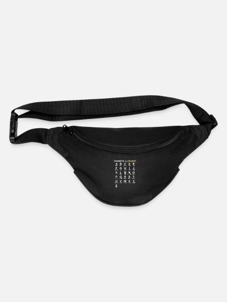Aviation Phonetic Alphabet - Fanny Pack - black