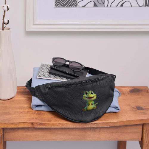 Playful Cartoon Baby Alligator - Fanny Pack 