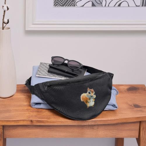 Adorable Cartoon Baby Squirrel Smiling - Fanny Pack 