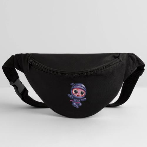 Joyful Cartoon Baby Ninja Jumping in Action - Fanny Pack 