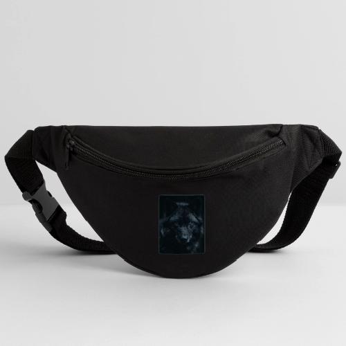 Black Wolf Intense Eyes Portrait Design - Fanny Pack 