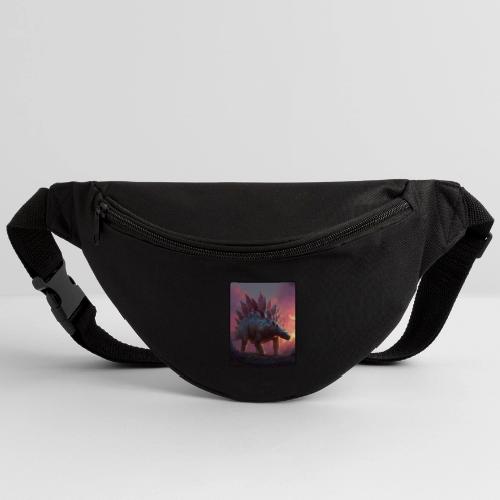 Stegosaurus Sunset Forest Design - Fanny Pack 