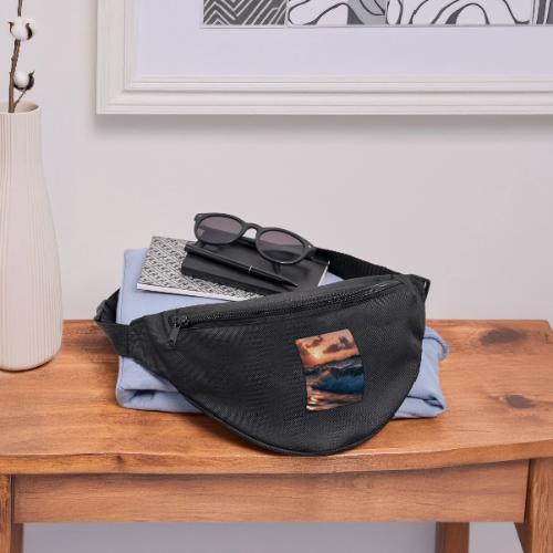 Golden Sunset Ocean Wave - Fanny Pack 