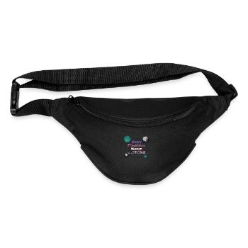 Stay positive keep striving - Fanny Pack  - black - Front