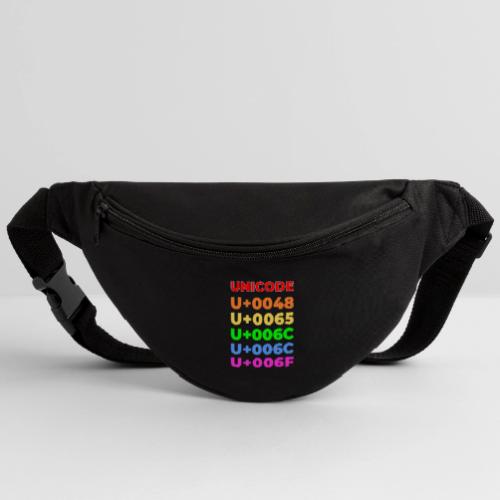 Hello, in unicode - Fanny Pack 
