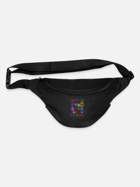 Radicalized by Basic Decency - Fanny Pack - black