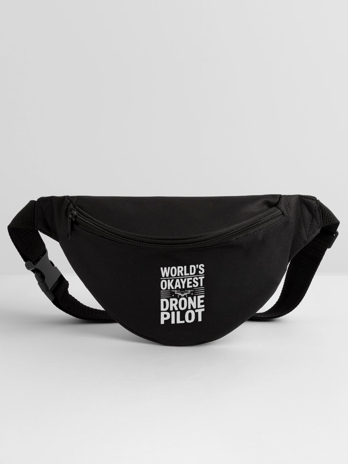 World's Okayest Drone Pilot - Fanny Pack - black - Front