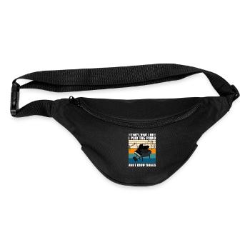 Musician Sheet Music Classic Clef - Fanny Pack  - black - Front