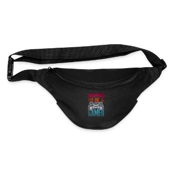 Born To Be A Gamer - Fanny Pack  - black - Front
