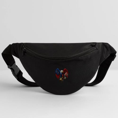 American Flag Bald Eagle - Helmet - Fanny Pack 
