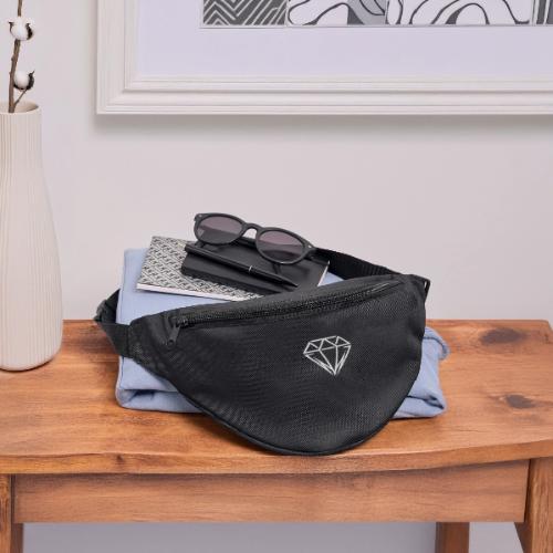 Minimal Diamond Logo | Luxury Streetwear Geometric - Fanny Pack 