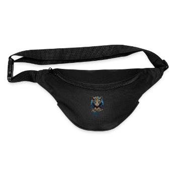 egyptian cat neo traditional - Fanny Pack  - black - Front