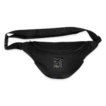 Hmong Girl Original Art - Inspired by Manga - Fanny Pack  - black - Front