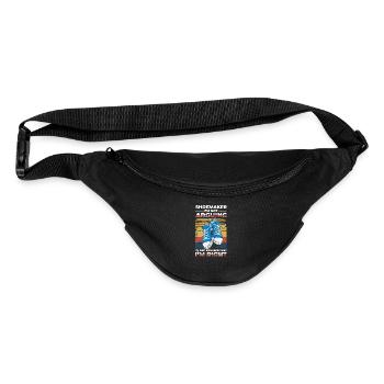 Shoes Work Humor Sneaker - Fanny Pack  - black - Front