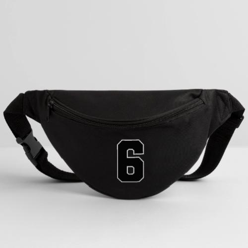 Varsity Number 6 Sports Font - Fanny Pack 