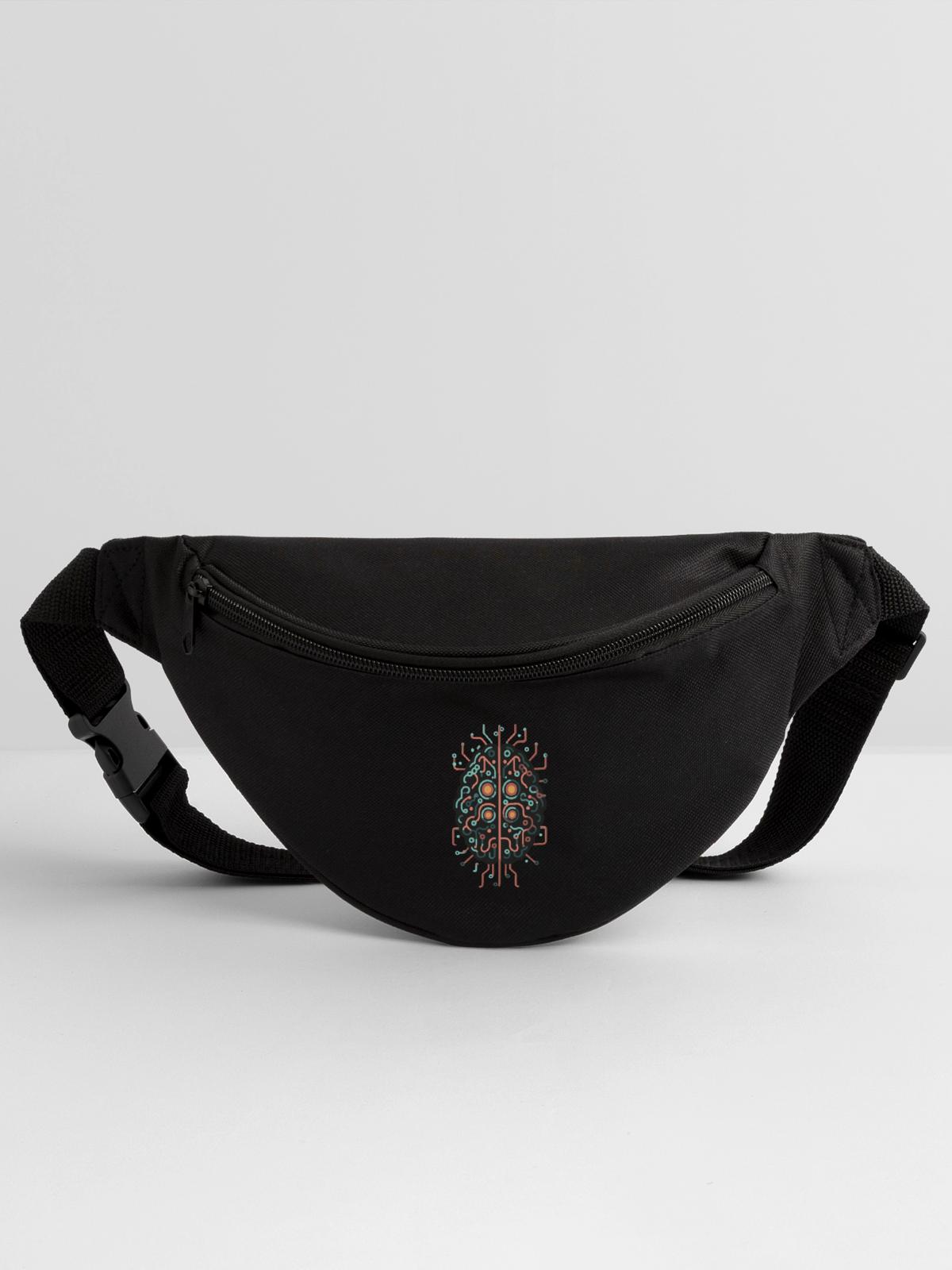 Coding Brain - Fanny Pack - black - Front