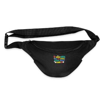 My Tummy Hurts But I'm Being Really - Fanny Pack  - black - Front