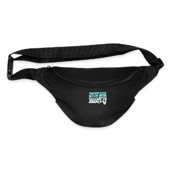 My Tummy Hurts But I'm Being Really - Fanny Pack  - black - Front