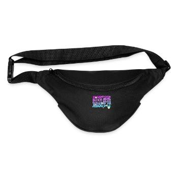 My Tummy Hurts But I'm Being Really - Fanny Pack  - black - Front