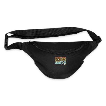 My Tummy Hurts But I'm Being Really - Fanny Pack  - black - Front