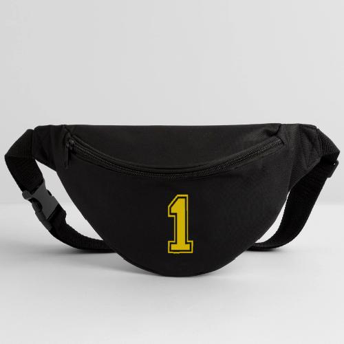 Number 1 in a classic athletic collegiate font - Fanny Pack 