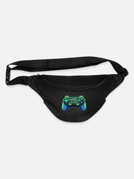 Dad Level Unlocked – Gamer Father Gift Shirt - Fanny Pack - black