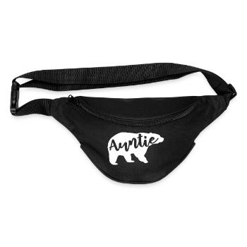 Aneisha Aunt Life Auntie Bear Camping Camper Campf - Fanny Pack  - black - Front