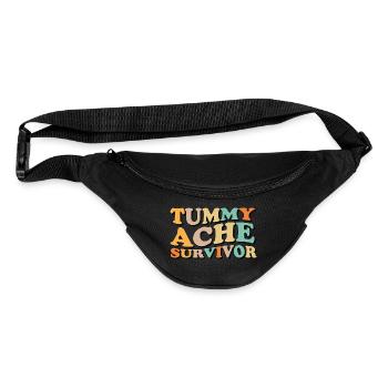 Groovy Tummy Ache Survivor - Fanny Pack  - black - Front