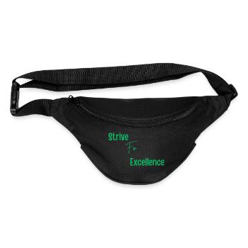 Strive For Excellence Green - Fanny Pack  - black - Front