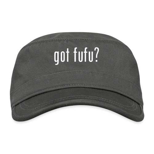gotfufu-white - Organic Cadet Cap 
