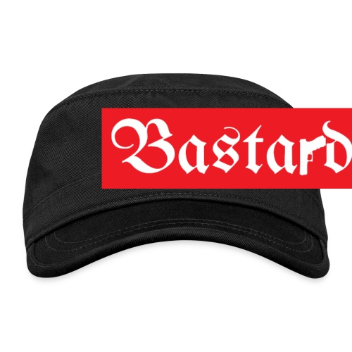 Bastards Gothic Letters Gun (Red Box Logo) - Organic Cadet Cap 
