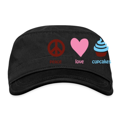 peacelovecupcakes pixel - Organic Cadet Cap 