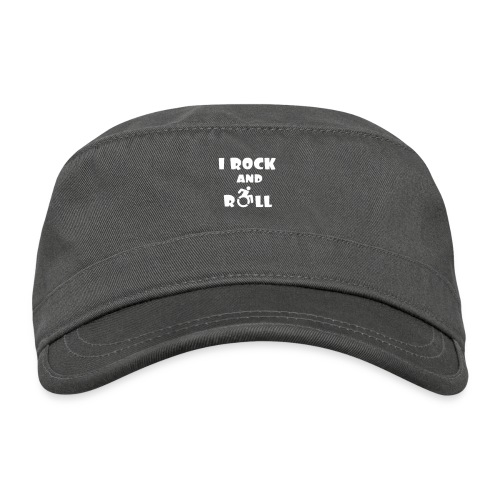 I rock and roll in my wheelchair, Music Humor * - Organic Cadet Cap 