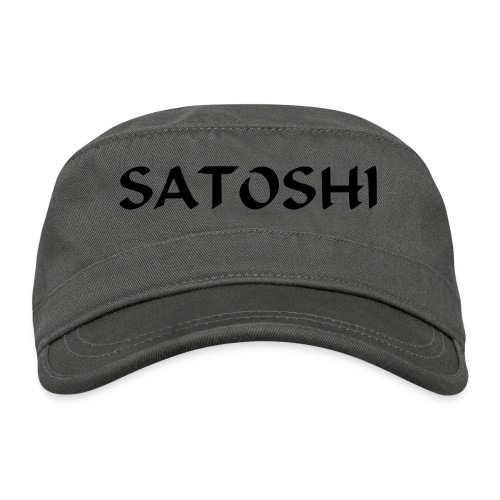 Satoshi only the name stroke btc founder nakamoto - Organic Cadet Cap 
