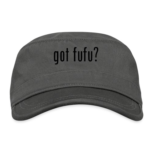 gotfufu-black - Organic Cadet Cap 