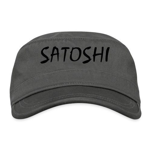 Satoshi only name stroke btc founder nakamoto - Organic Cadet Cap 