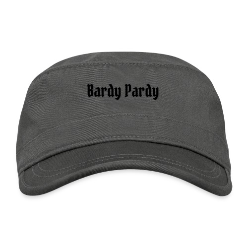 Bardy Pardy Black Letters - Organic Cadet Cap 