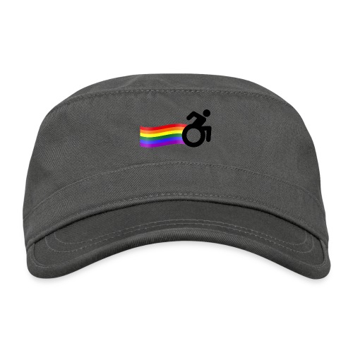 Rainbow wheelchair - Organic Cadet Cap 