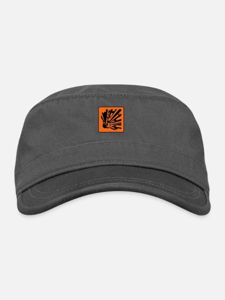 Explosive - Organic Cadet Cap  - charcoal - Front