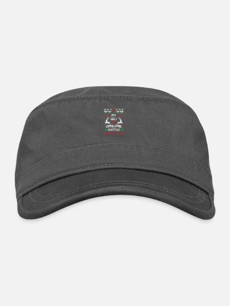 Ugly christmas - Organic Cadet Cap  - charcoal