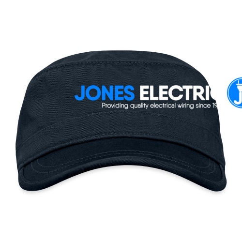 Jones Electric Logo VectorW - Organic Cadet Cap 