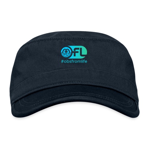 Observations from Life Logo with Hashtag - Organic Cadet Cap 