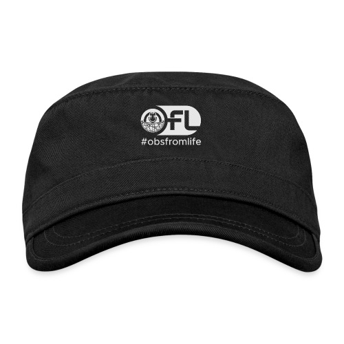 Observations from Life Logo with Hashtag - Organic Cadet Cap 