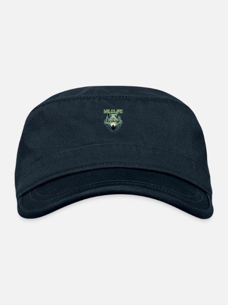 Wolf Nature Close to Nature - Organic Cadet Cap  - navy - Front