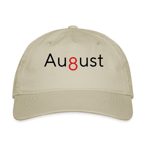 August - 8th Month - Organic Baseball Cap