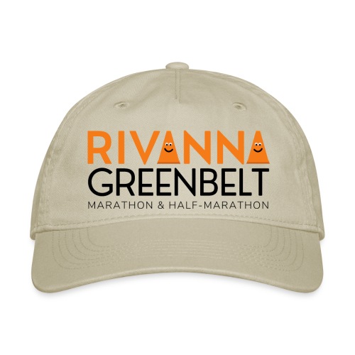 RIVANNA GREENBELT (orange/black) - Organic Baseball Cap