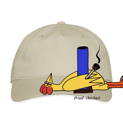 fried chicken - Organic Baseball Cap