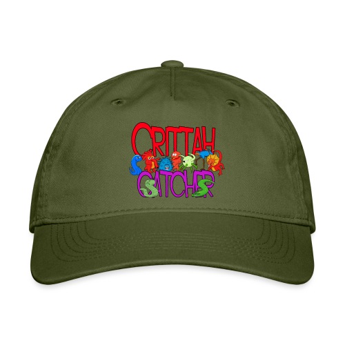 crittah catcher - Organic Baseball Cap